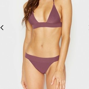 🍇Frankies Bikinis Winnie Bikini Top in Sangria
